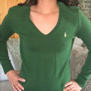 Ralph Lauren Sport V-neck Knit Sweater